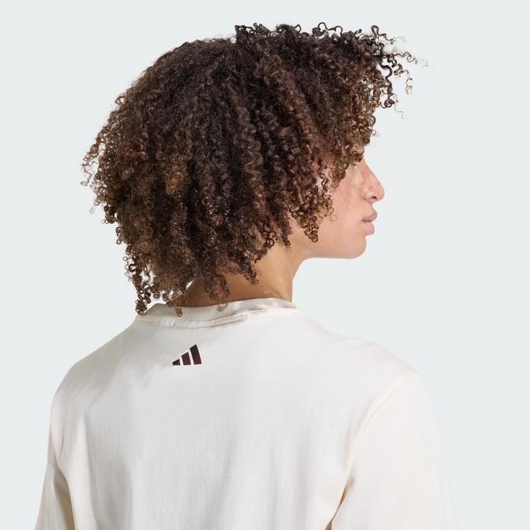 adidas adidas ADIDAS x FARM RIO GRAFIK-T-SHIRT T-Shirt Damen - Ecru Tint / Shadow Brown / Multicolor - 1 | SportScheck