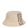 adidas Leo Grafik Stoffhut Hut - Crystal Linen / Khaki Six / Dark Brown / Gold Metallic
