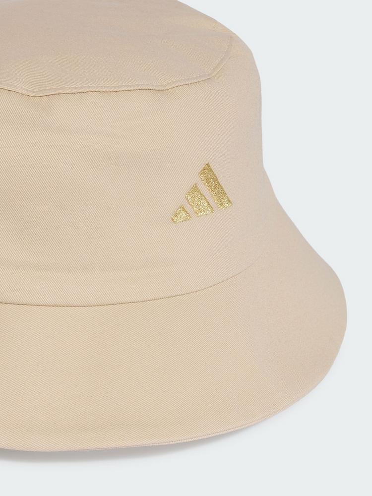 adidas adidas Leo Grafik Stoffhut Hut - Crystal Linen / Khaki Six / Dark Brown / Gold Metallic - 1 | SportScheck