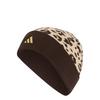adidas Leo Grafik Beanie Beanie - Crystal Linen / Dark Brown / Gold Metallic