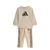 adidas LEGGINGS-SET, ANIMALPRINT Trainingsanzug Kinder - Crystal Linen / Multicolor / Dark Brown
