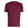 adidas ADIDAS KIT 3-STREIFEN T-SHIRT, REGUL&Auml;RE T-Shirt Herren - Maroon / Off White