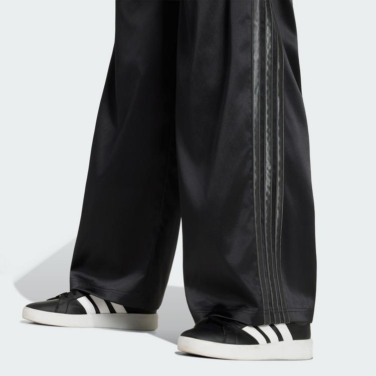 adidas adidas SATINHOSE, WEITES BEIN Hose Kinder - Black / Grey Six - 1 | SportScheck