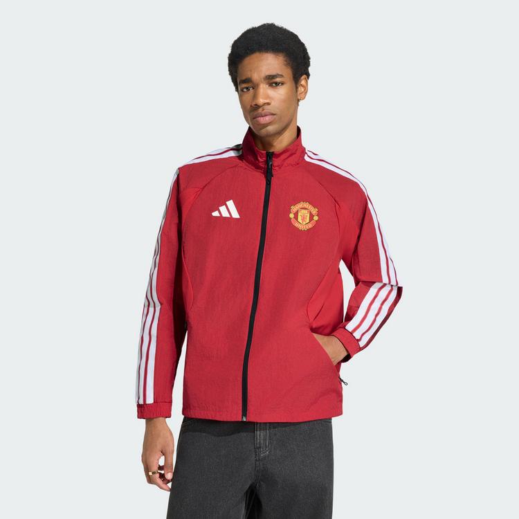 adidas adidas Manchester United Anthem Heimjacke Funktionstop Herren - Mufc Red - 0 | SportScheck