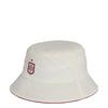 adidas Spanien 26 Stoffhut Hut - Off White / Team Coll Burgundy 2