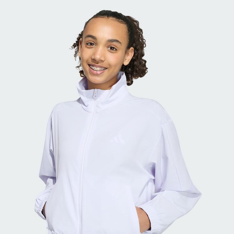 adidas adidas SPORT ICONS JACKE GEWEBT Trainingsjacke Kinder - Frozen Purple / Purple Tint - 0 | SportScheck