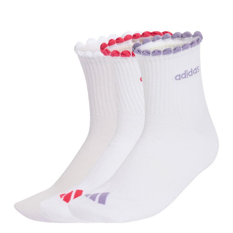 adidas adidas Quarter-Socken, 3er-Pack Socken Damen - White / Frozen Purple / Power Pink / Magic Mauve - 0 | SportScheck