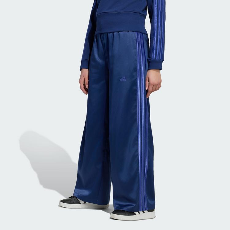 adidas adidas SATINHOSE, WEITES BEIN Hose Kinder - Dark Blue / Dual Indigo - 0 | SportScheck