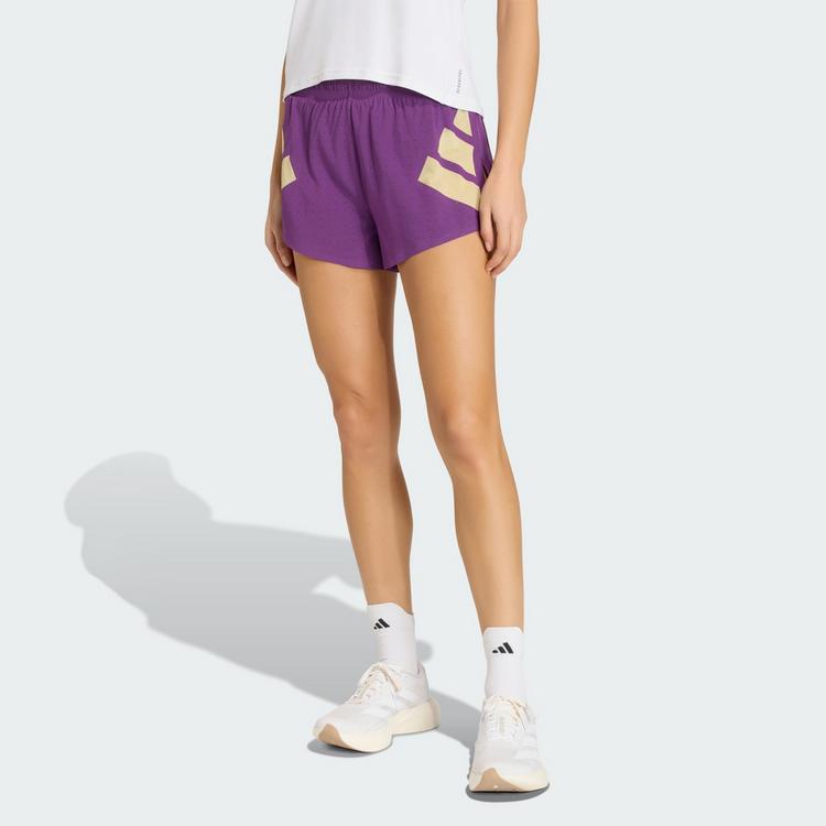 adidas adidas Adizero Road to Records Split Shorts Laufshorts Damen - Tribe Purple - 0 | SportScheck
