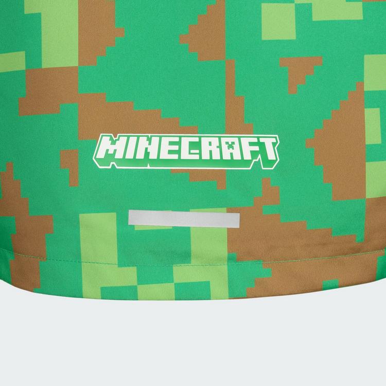 adidas adidas Adidas Minecraft Terrex 2 Layer Outdoorjacke Kinder - Vivid Green / Brown Desert / Semi Lucid Lime - 1 | SportScheck
