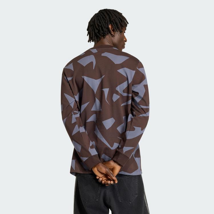 adidas adidas AMG CAMO LANGARMSHIRT Funktionstop Herren - Aurora Coffee / Aurora Onix - 1 | SportScheck