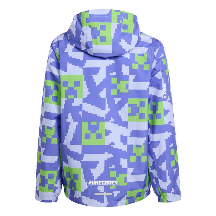 adidas adidas Adidas Minecraft Terrex 2 Layer Outdoorjacke Kinder - Violet Tone / Semi Cobalt Blue / Semi Lucid Lime - 0 | SportScheck