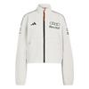 adidas AUDI REVOLUT F1 TEAM Fahrradjacke Damen - Chalk Pearl / Iron Metallic