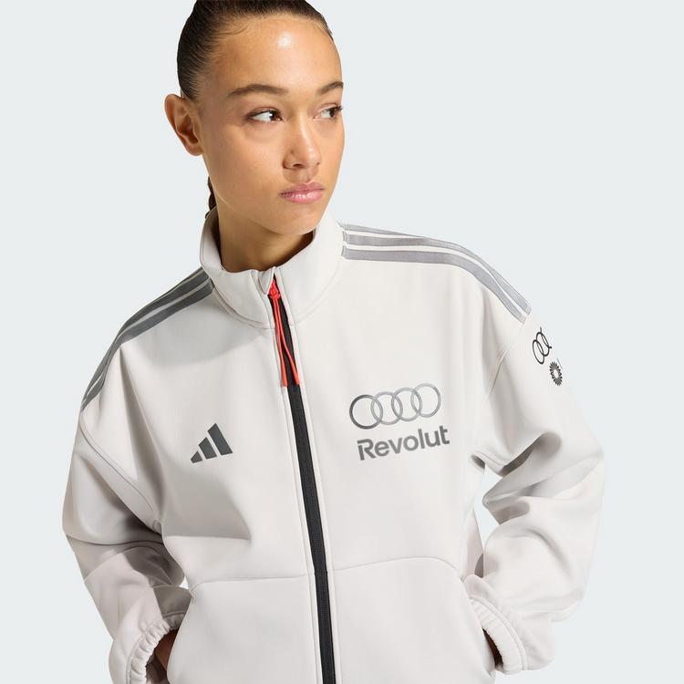 adidas adidas AUDI REVOLUT F1 TEAM Fahrradjacke Damen - Chalk Pearl / Iron Metallic - 0 | SportScheck