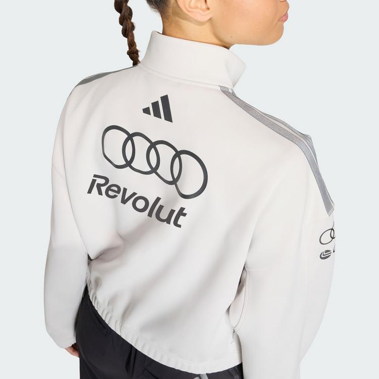 adidas adidas AUDI REVOLUT F1 TEAM Fahrradjacke Damen - Chalk Pearl / Iron Metallic - 1 | SportScheck