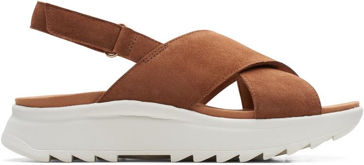Clarks Clarks DashLite Sandalen Damen - 5238 Dark Tan Suede - 0 | SportScheck