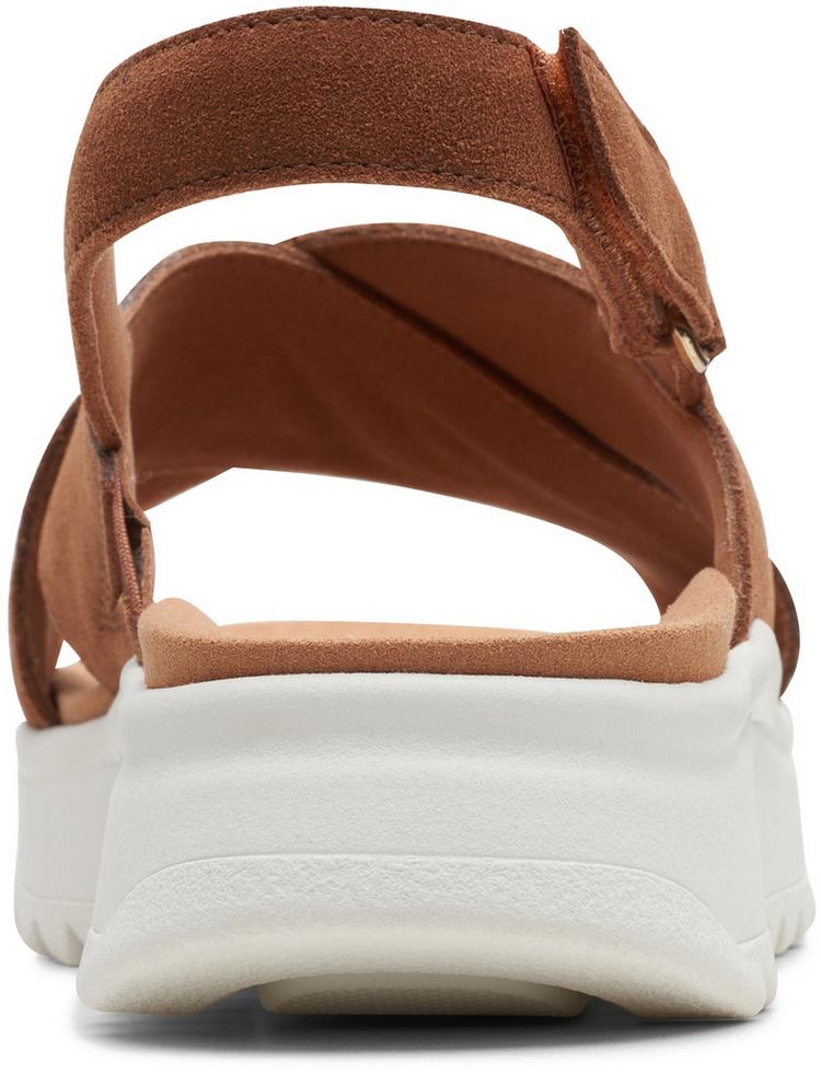 Clarks Clarks DashLite Sandalen Damen - 5238 Dark Tan Suede - 2 | SportScheck