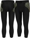 Reusch Padded Eco Short 3/4 Torwarthose - 7050 black / desert green