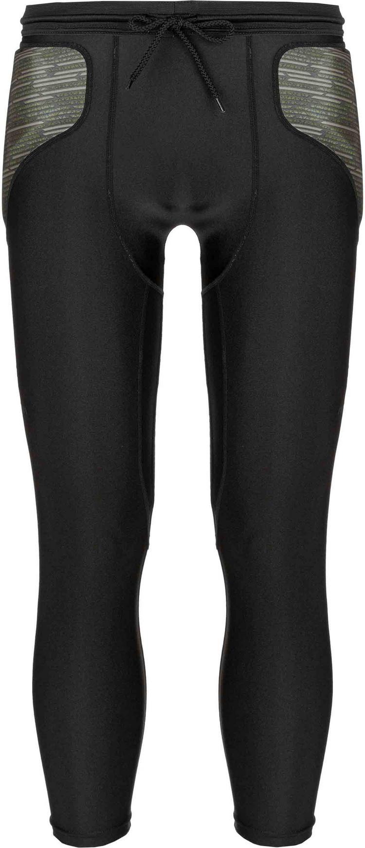 Reusch Reusch Padded Eco Short 3/4 Torwarthose - 7050 black / desert green - 0 | SportScheck
