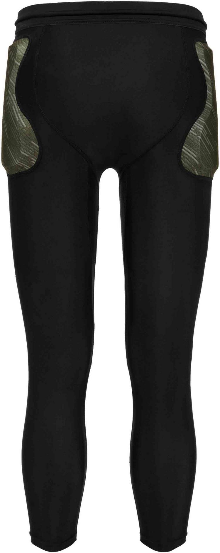 Reusch Reusch Padded Eco Short 3/4 Torwarthose - 7050 black / desert green - 2 | SportScheck
