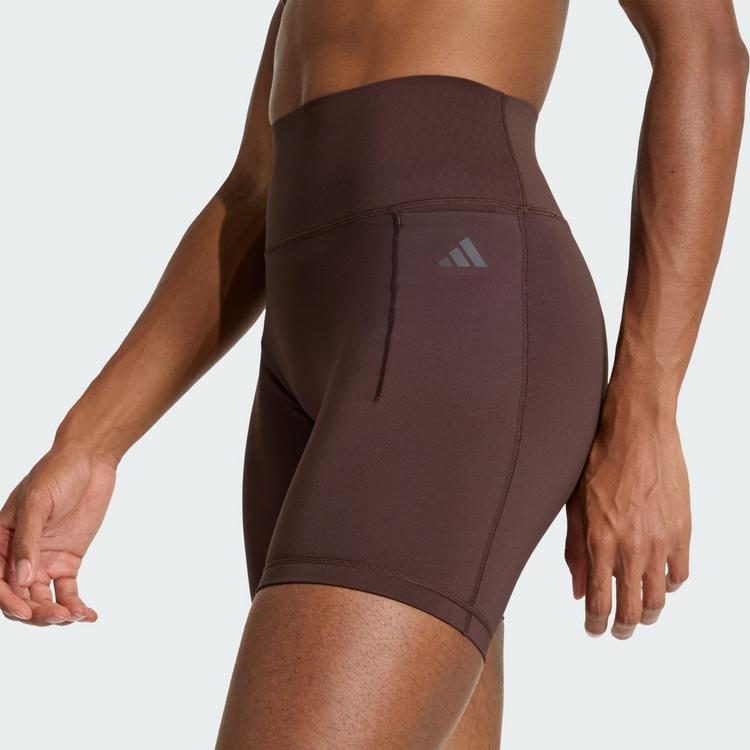 adidas adidas Optim&eacute; Leggings, kurz Tights Damen - Aurora Coffee - 0 | SportScheck