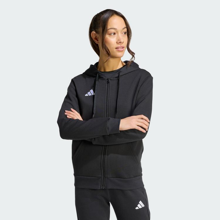 adidas adidas Entrada26 Kapuzenjacke Hoodie Damen - Black / White - 0 | SportScheck