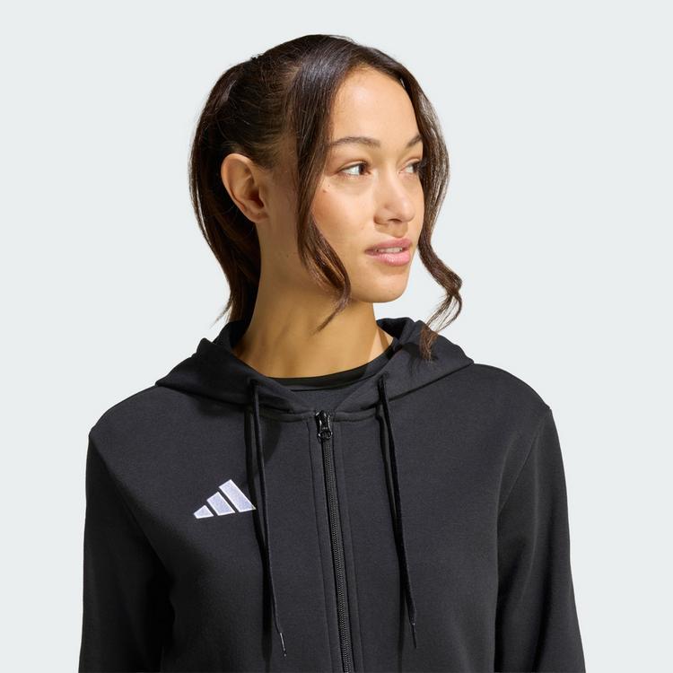 adidas adidas Entrada26 Kapuzenjacke Hoodie Damen - Black / White - 0 | SportScheck
