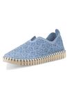 Ilse Jacobsen TULIP3485 Slipper Damen - Cornflower Pearled Ivory