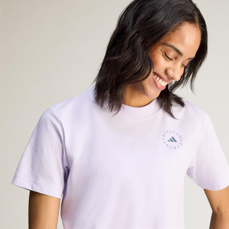 adidas adidas adidas by Stella McCartney TrueCasuals T-Shirt Damen - Purple Tint - 0 | SportScheck