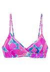 sunseeker Triangel-Bikini-Top Bikini Oberteil Damen - pink-blau bedruckt