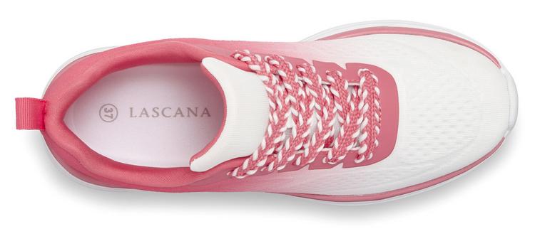 Lascana Lascana Sneaker Sneaker Damen - wei&szlig;/pink - 1 | SportScheck