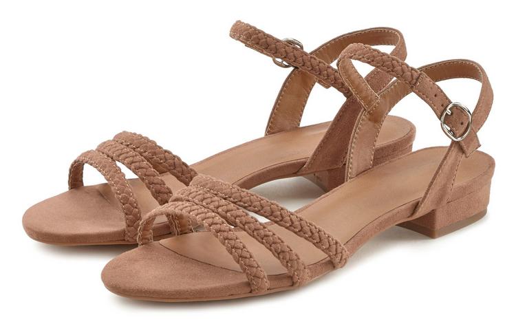 Lascana Lascana Sandale Sandalen Damen - taupe - 1 | SportScheck