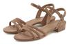 Lascana Sandale Sandalen Damen - taupe