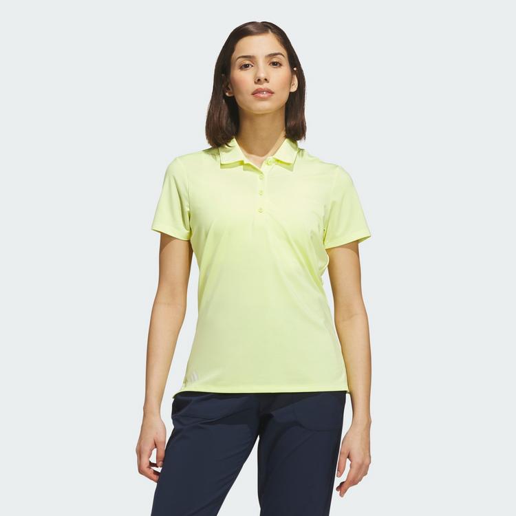 adidas adidas Ultimate365 Solid kurz&auml;rmliges Poloshirt Funktionsshirt Damen - Frozen Lemon - 0 | SportScheck