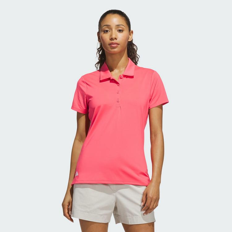 adidas adidas Ultimate365 Solid kurz&auml;rmliges Poloshirt Funktionsshirt Damen - Pure Turbo - 0 | SportScheck
