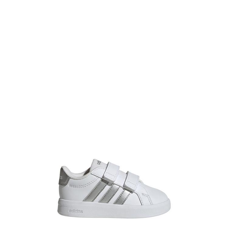 adidas adidas GRAND COURT 3.0 KIDS SCHUH Sneaker Kinder - Cloud White / Silver Metallic / Silver Metallic - 0 | SportScheck