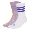 adidas Stonewash Crew Socken, 3 Paar Socken - Magic Lilac / Magic Mauve / White / Pure Purple