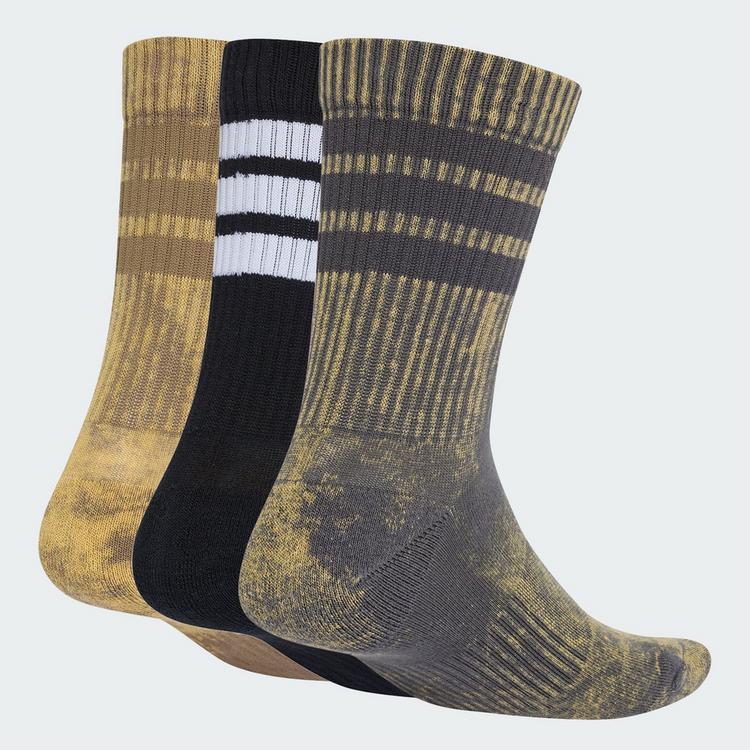 adidas adidas Stonewash Crew Socken, 3 Paar Socken - Grey Six / Khaki Six / Black / White - 0 | SportScheck