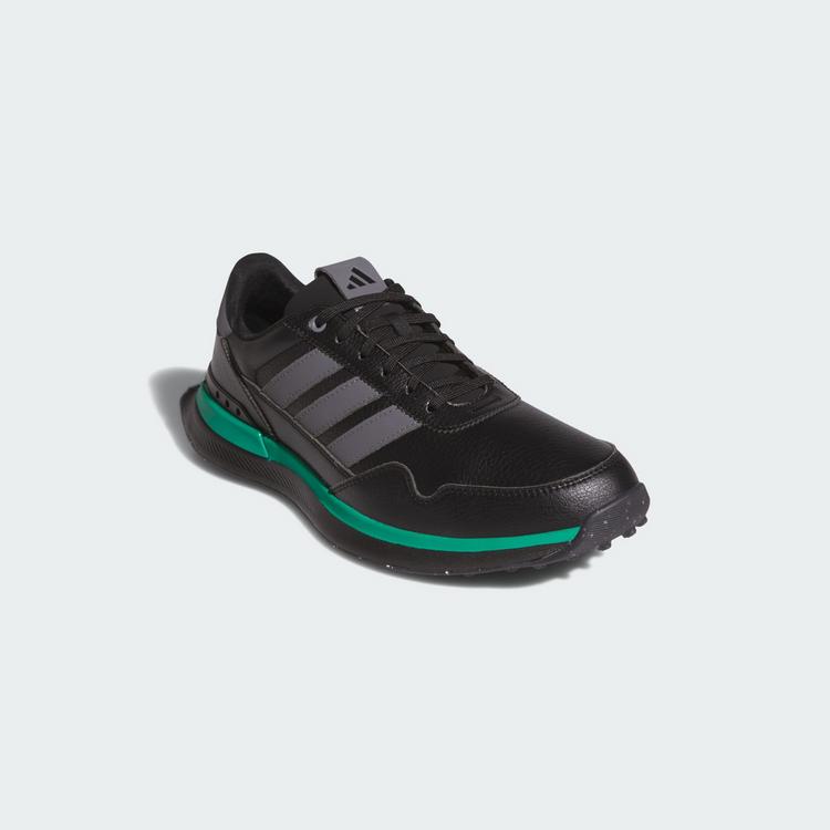 adidas adidas S2G 26 LEATHER SPIKELESS GOLFSCHUH Multifunktionsschuhe Herren - Core Black / Grey Four / Court Green - 3 | SportScheck