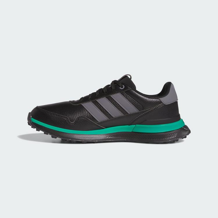 adidas adidas S2G 26 LEATHER SPIKELESS GOLFSCHUH Multifunktionsschuhe Herren - Core Black / Grey Four / Court Green - 5 | SportScheck
