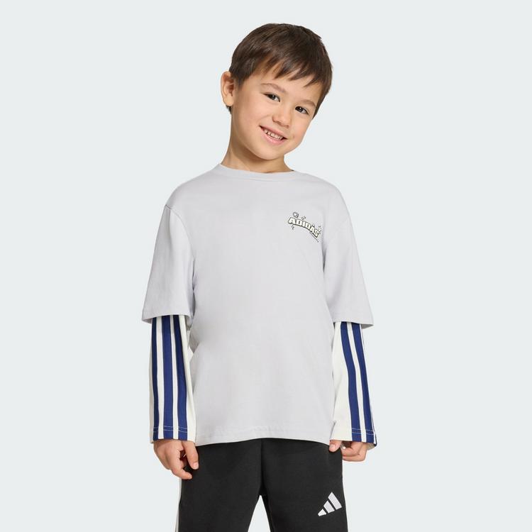 adidas adidas ADIDAS PIXAR TOY STORY T-SHIRT Langarmshirt Kinder - Light Solid Grey / Off White - 0 | SportScheck
