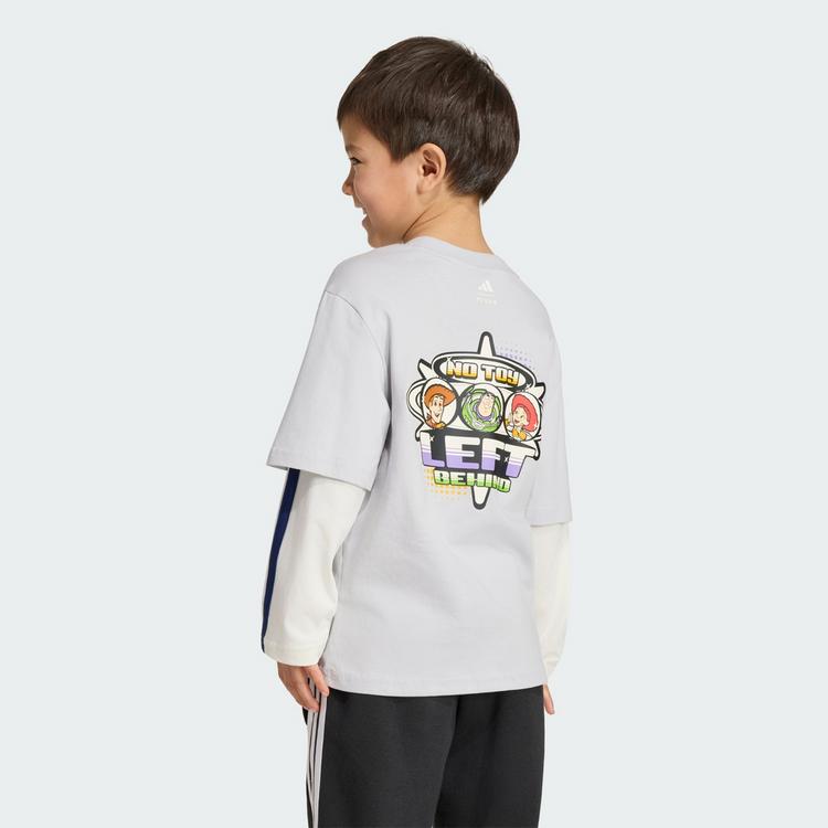 adidas adidas ADIDAS PIXAR TOY STORY T-SHIRT Langarmshirt Kinder - Light Solid Grey / Off White - 1 | SportScheck