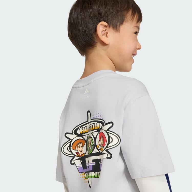 adidas adidas ADIDAS PIXAR TOY STORY T-SHIRT Langarmshirt Kinder - Light Solid Grey / Off White - 0 | SportScheck