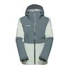 Mammut Linard Guide Hooded Hardshelljacke Damen - silver sage-strata