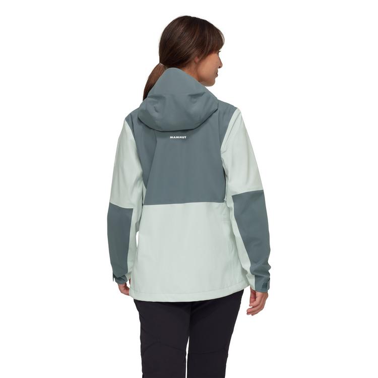 Mammut Mammut Linard Guide Hooded Hardshelljacke Damen - silver sage-strata - 1 | SportScheck