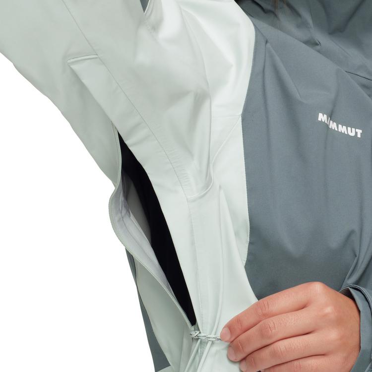 Mammut Mammut Linard Guide Hooded Hardshelljacke Damen - silver sage-strata - 4 | SportScheck