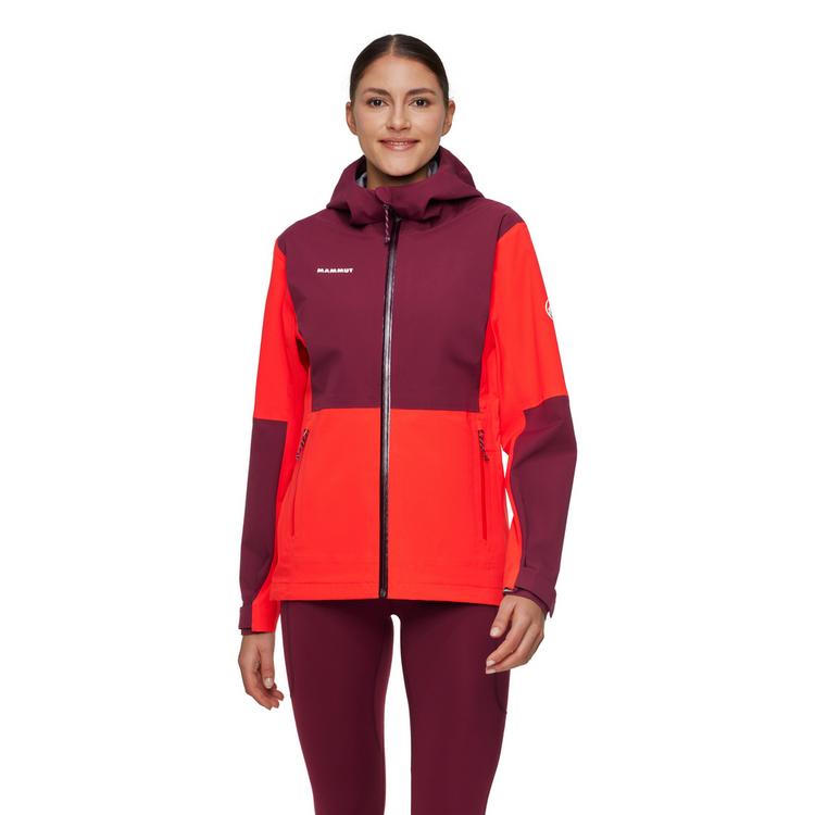 Mammut Mammut Linard Guide Hooded Hardshelljacke Damen - mammut red-vin - 0 | SportScheck