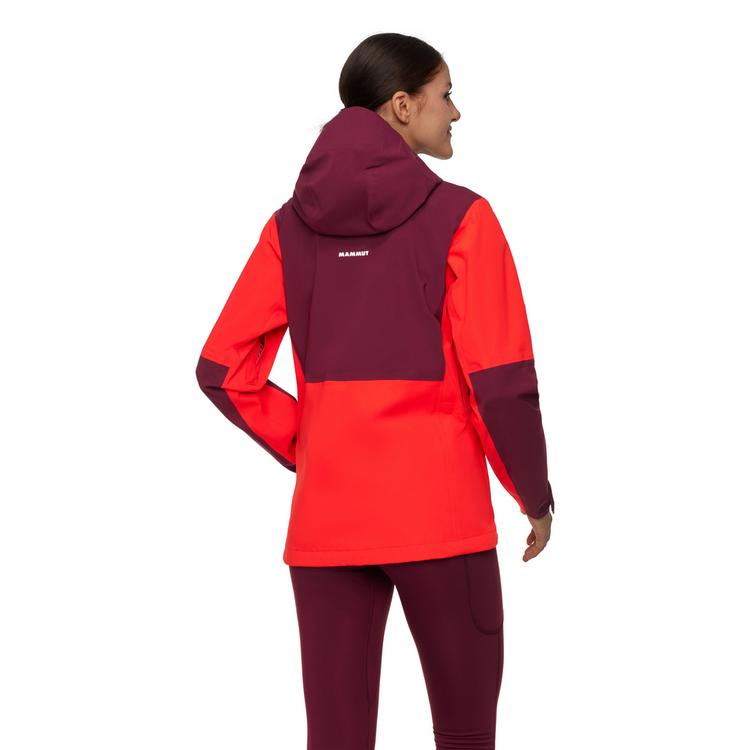 Mammut Mammut Linard Guide Hooded Hardshelljacke Damen - mammut red-vin - 1 | SportScheck