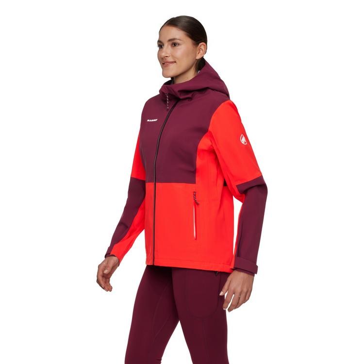 Mammut Mammut Linard Guide Hooded Hardshelljacke Damen - mammut red-vin - 2 | SportScheck