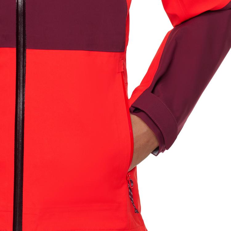 Mammut Mammut Linard Guide Hooded Hardshelljacke Damen - mammut red-vin - 1 | SportScheck